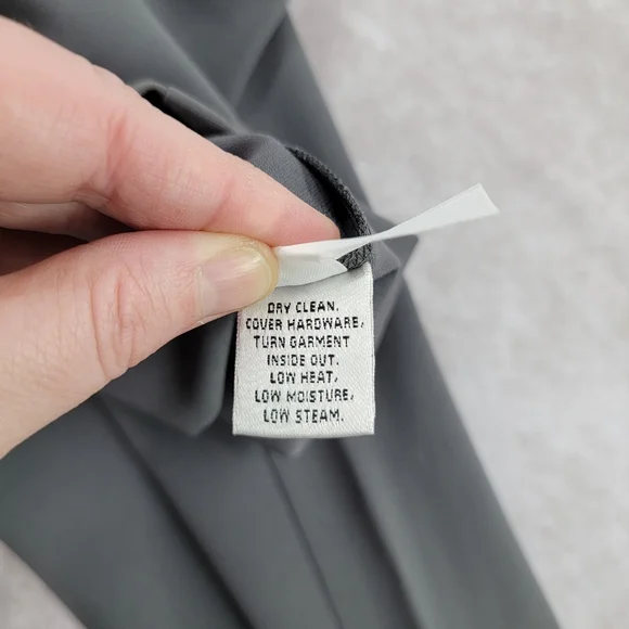 St. John Gray Straight Leg Trouser Pants